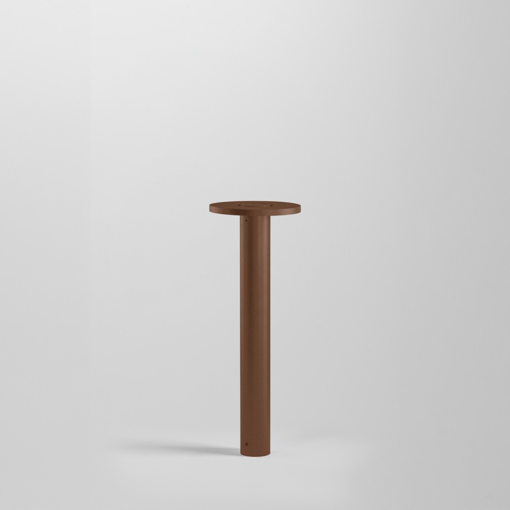 Borne LED à tête inclinable pour extérieur - 8W - Corten - JUSTA