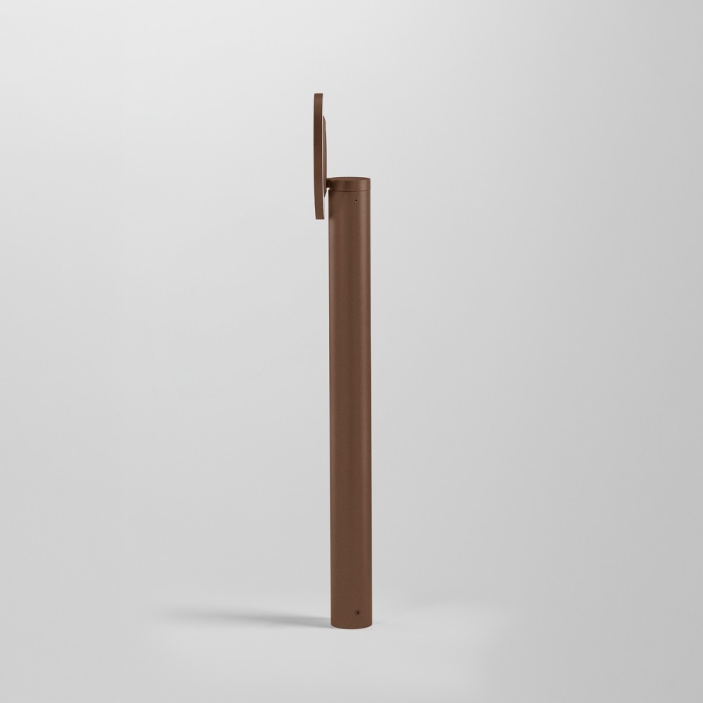 Borne LED à tête inclinable pour extérieur - 9W - Corten - JUSTA