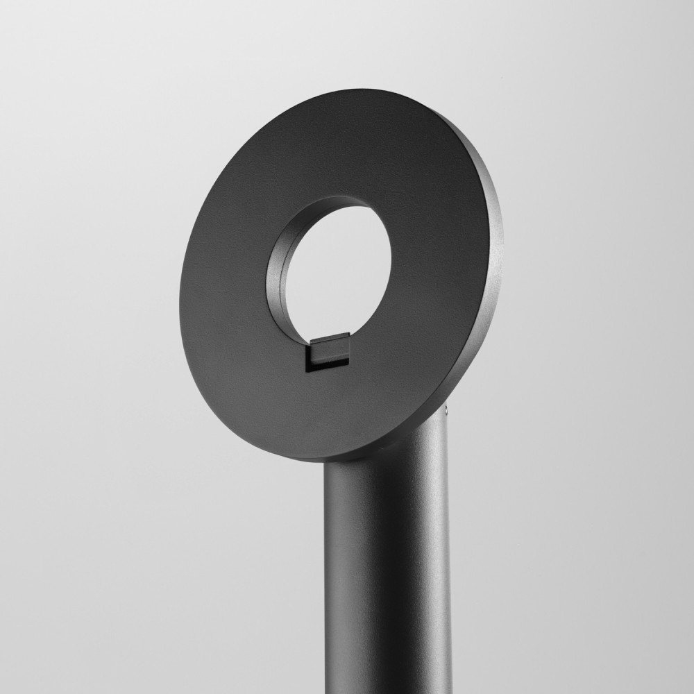 Borne LED à tête inclinable pour extérieur - 9W - Anthracite - JUSTA
