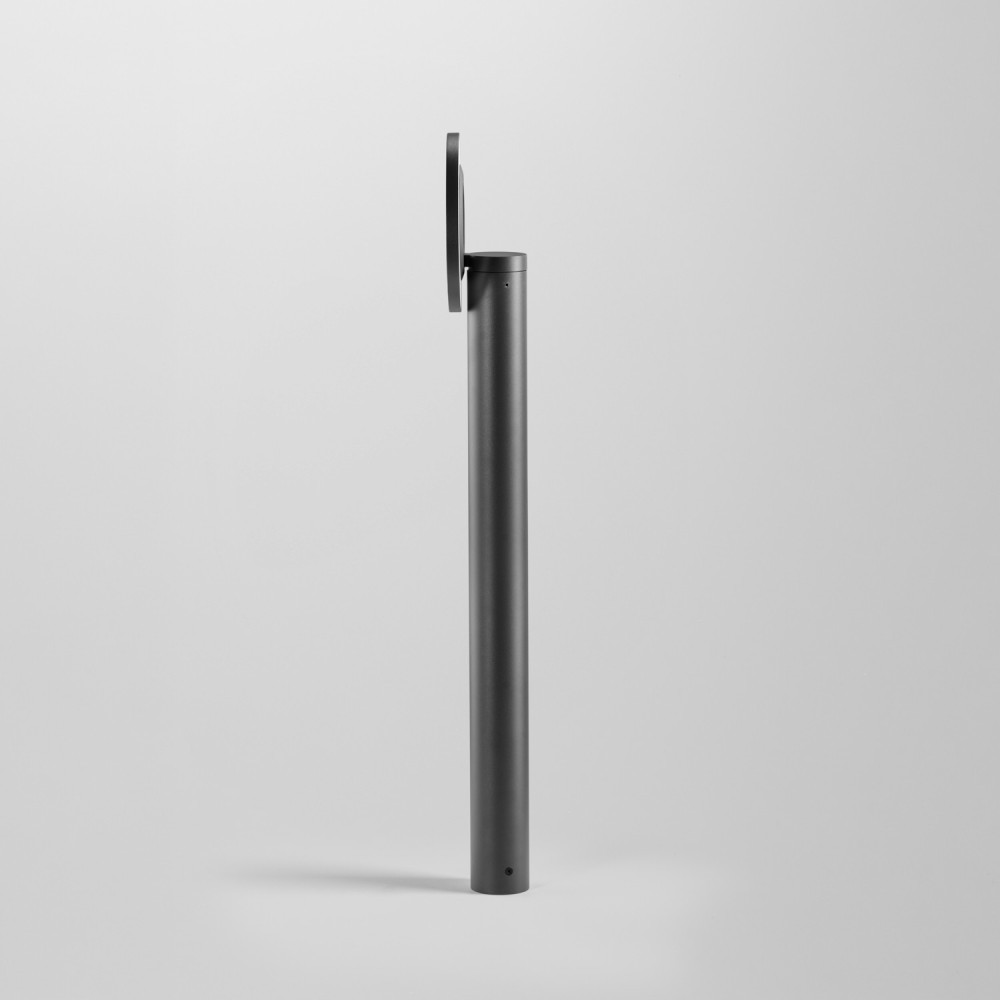 Borne LED à tête inclinable pour extérieur - 9W - Anthracite - JUSTA