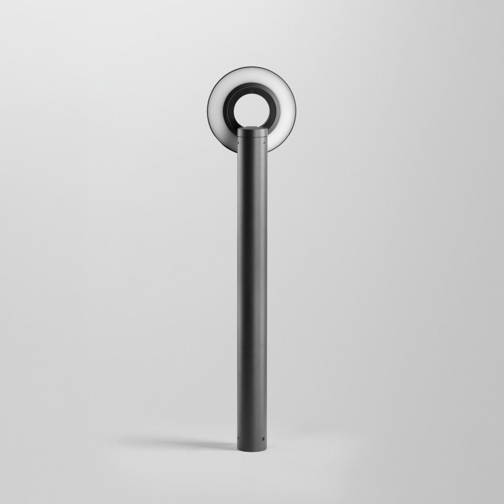 Borne LED à tête inclinable pour extérieur - 9W - Anthracite - JUSTA