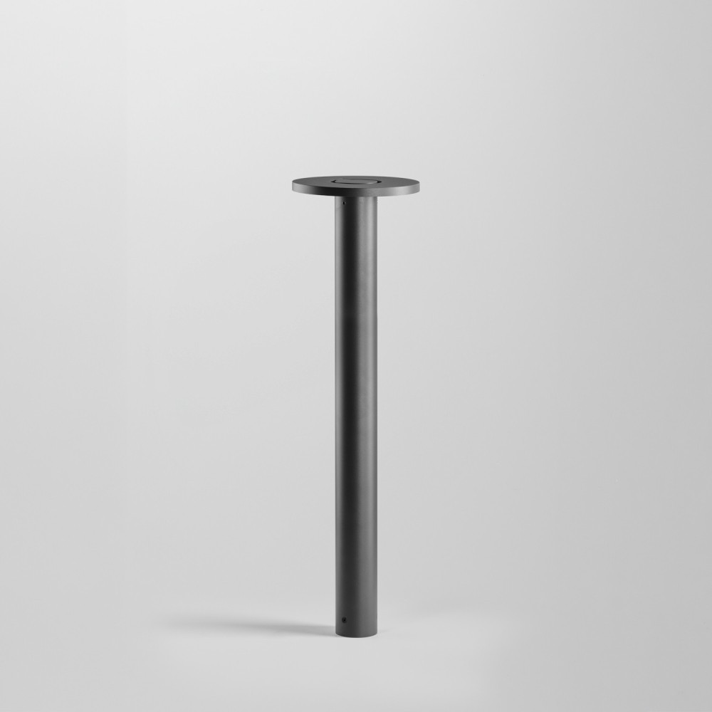 Borne LED à tête inclinable pour extérieur - 9W - Anthracite - JUSTA