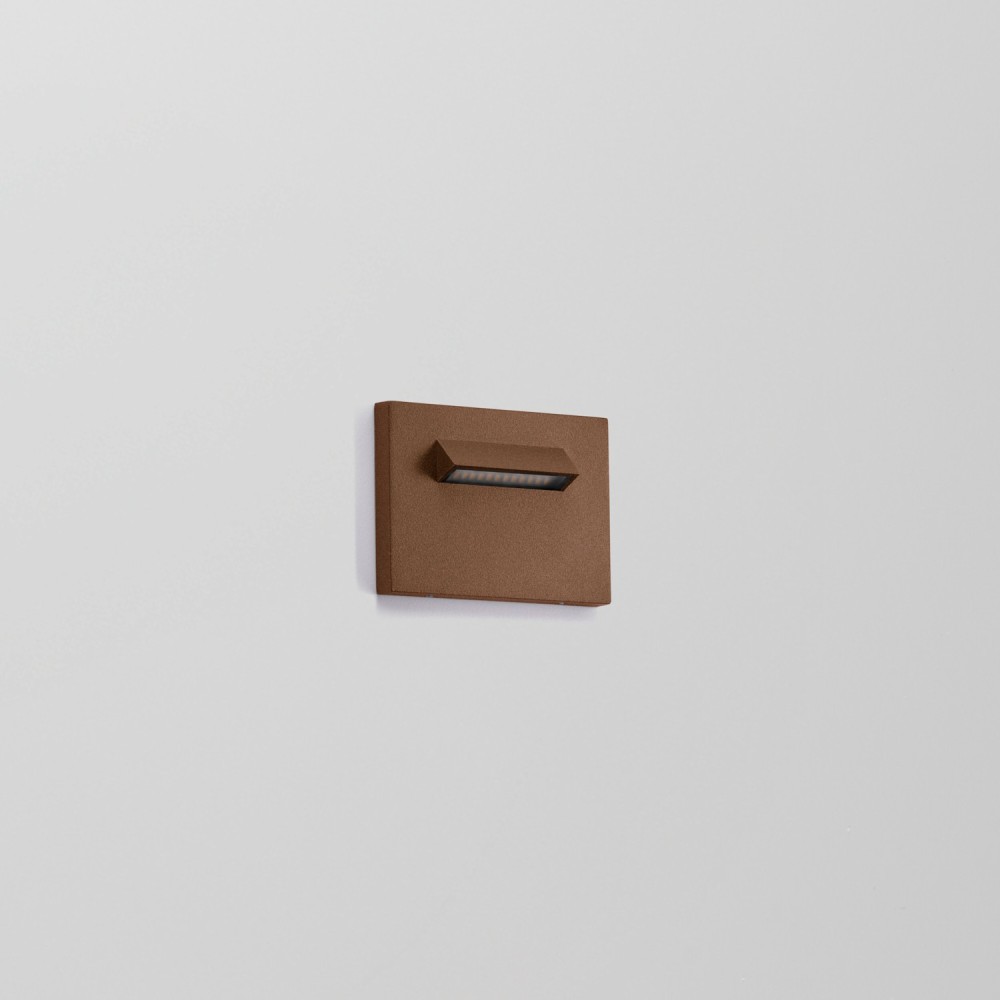 Applique encastrable LED 4W corten - QUORK