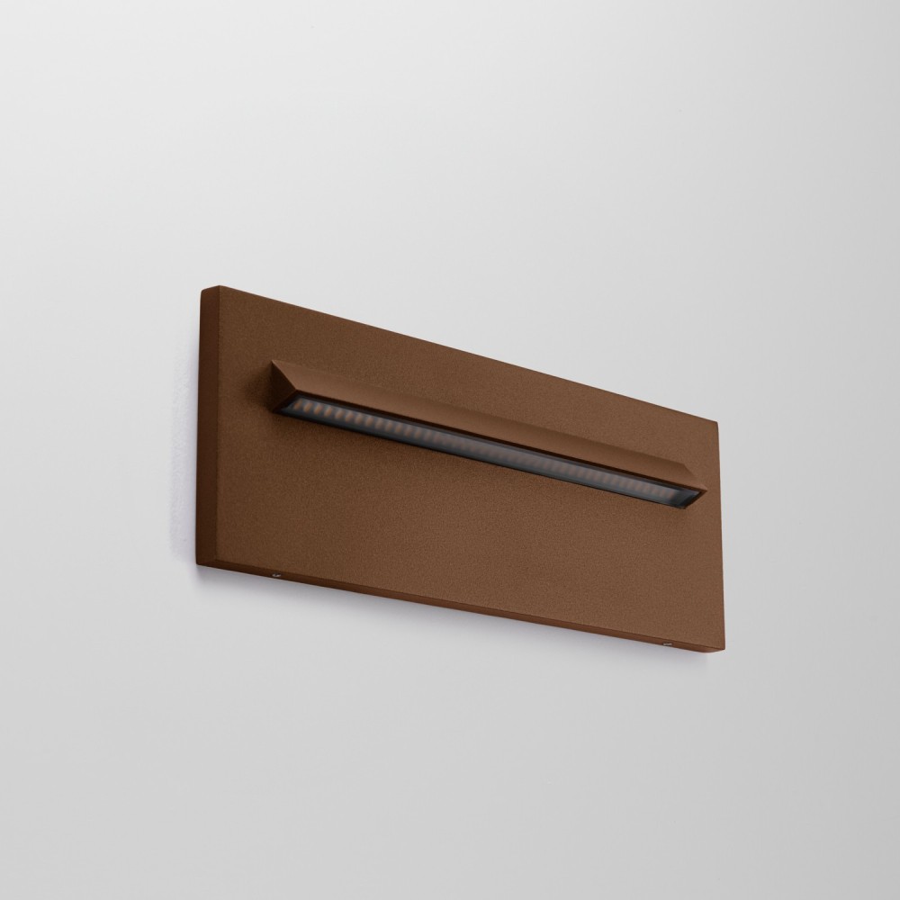 Applique encastrable LED 8W corten - QUORK