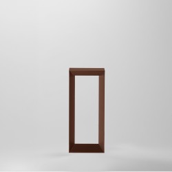 Borne LED géométrique - 50 cm - 8W - Corten - AURAL