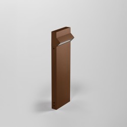 Borne LED ATMOS 70cm éclairage de jardin, terrasse et allée corten
