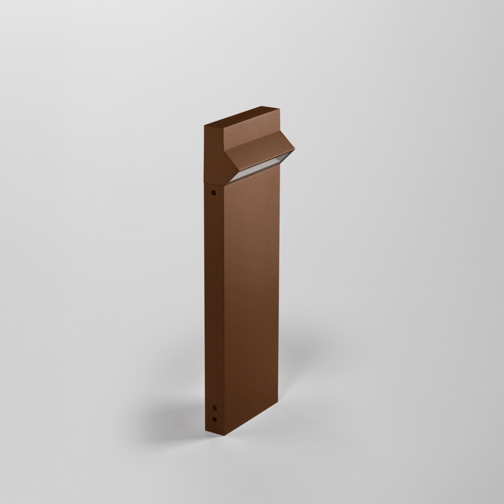 Borne LED ATMOS 70cm éclairage de jardin, terrasse et allée corten