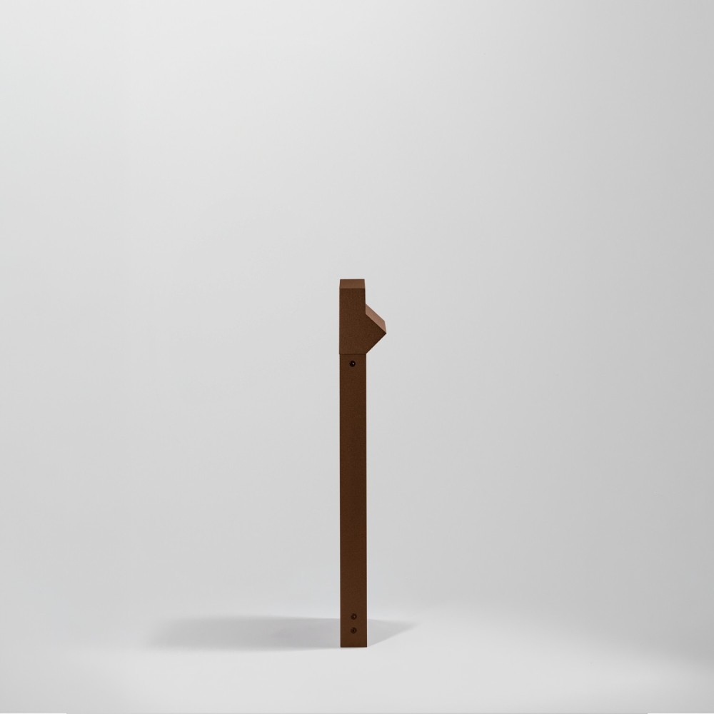Borne LED ATMOS 70cm éclairage de jardin, terrasse et allée corten