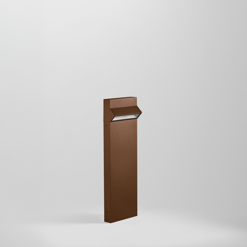 Borne LED ATMOS 70cm éclairage de jardin, terrasse et allée corten
