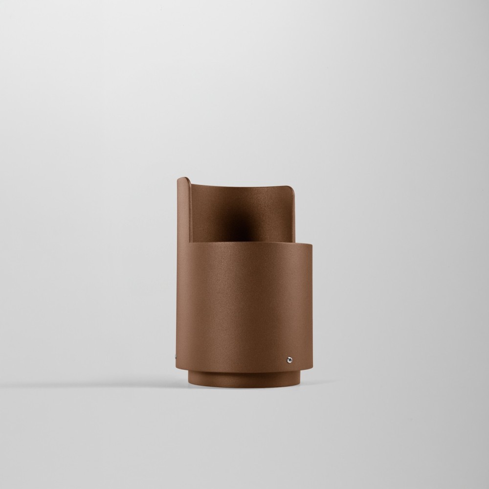 Spot LED lèche mur - 7W - Ector corten installation extérieur