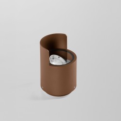 Spot LED lèche mur - 7W - Ector corten installation extérieur