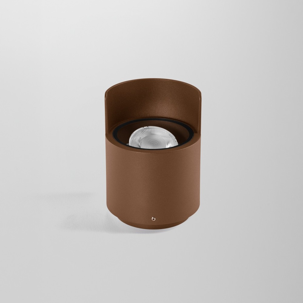 Spot LED lèche mur - 7W - Ector corten installation extérieur
