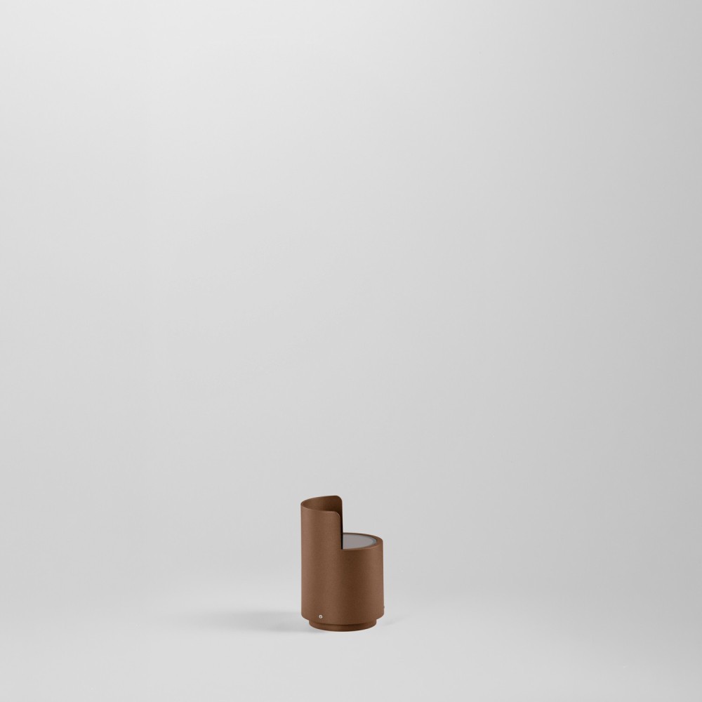 Spot LED lèche mur - 7W - Ector corten installation extérieur