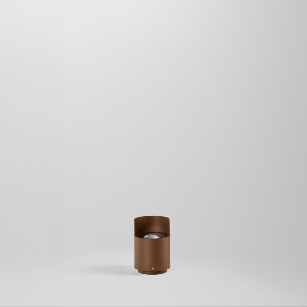 Spot LED lèche mur - 7W - Ector corten installation extérieur