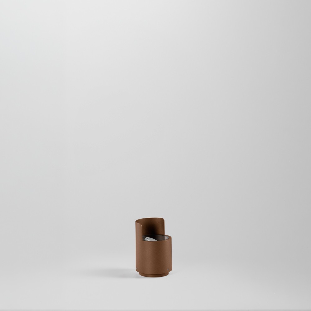 Spot LED lèche mur - 7W - Ector corten installation extérieur