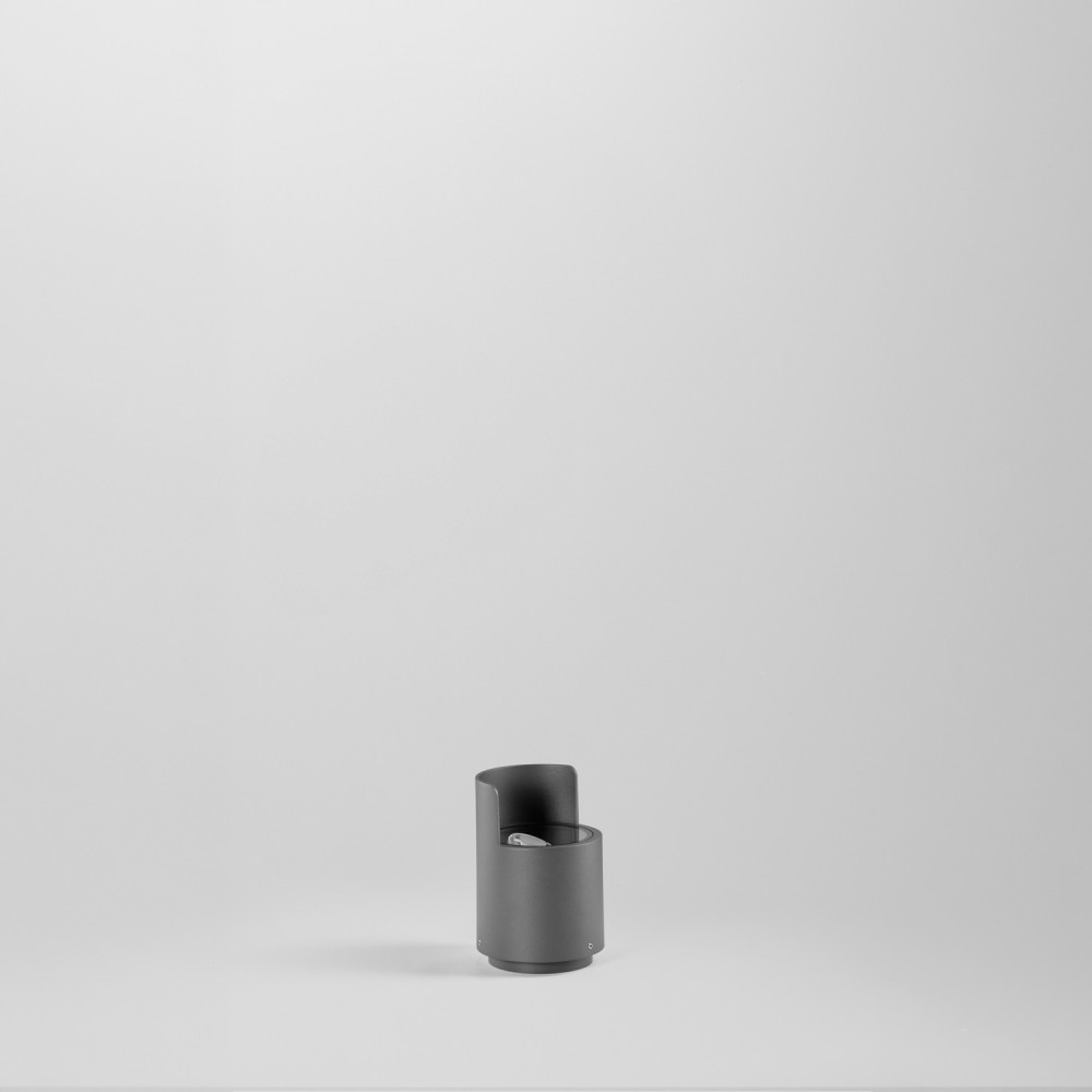 Spot LED lèche mur - 7W - Ector anthracite installation extérieur