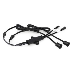 Double variateur LED 12/24V compact en aluminium