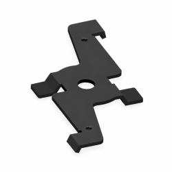 Clip de fixation en applique pour rail magnétique profond en suspension ou en applique - Noir - MAG26