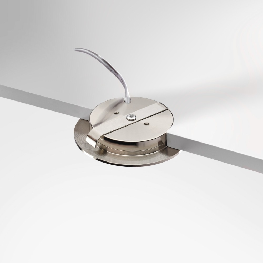 Spot LED d’étagère extra fin 2,5W – Nickel – 24V – SHELO