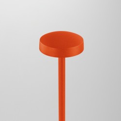 Borne LED extra fine d'extérieur à tête bombée - 3W - 40 cm - Orange - 24V - HAALÖ