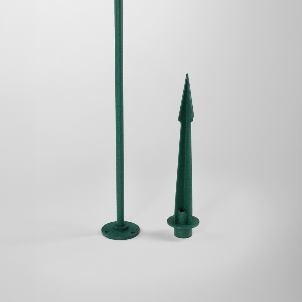 Borne LED d'extérieur 3W à poser ou à planter, 40cm de hauteur