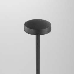 Borne LED extra fine d'extérieur à tête bombée - 3W - 40 cm - Anthracite - HAALÖ