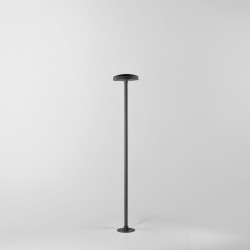 Borne LED fine d'extérieur bombée - 7W - 80 cm - Anthracite - HAALÖ