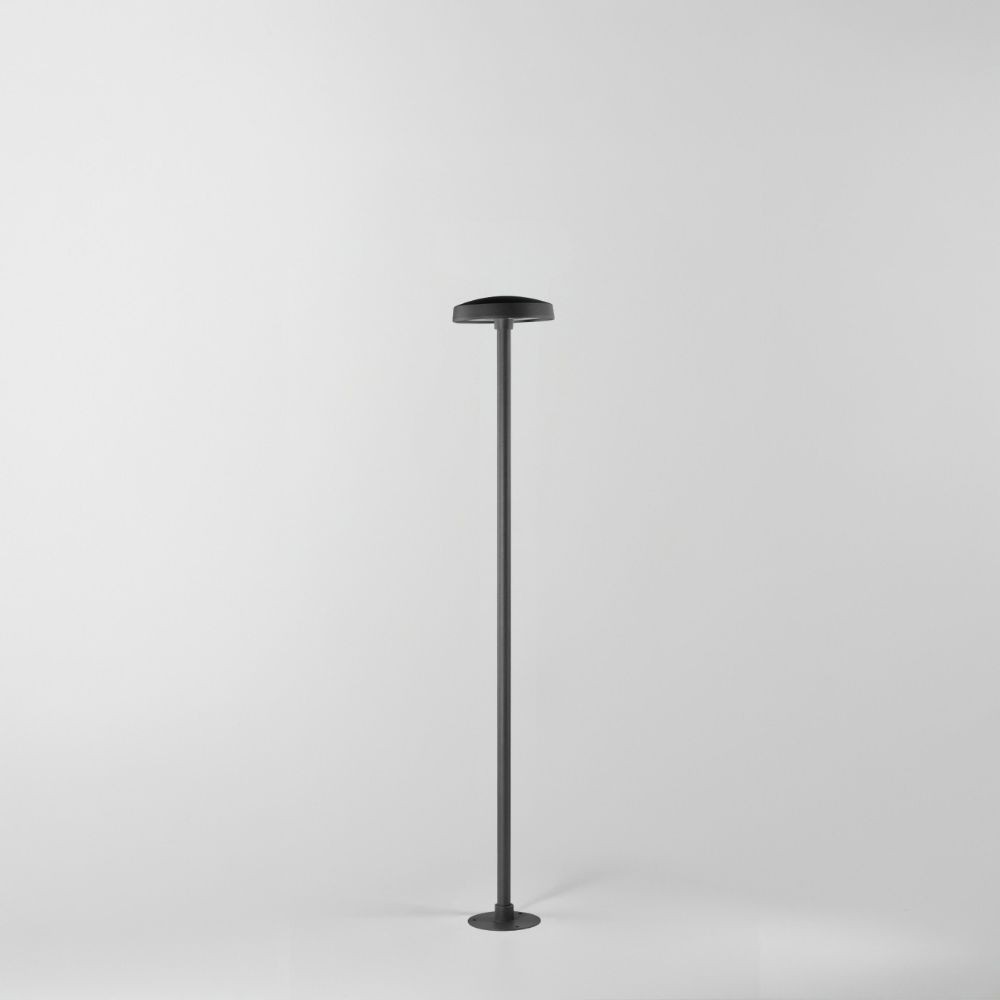 Borne LED fine d'extérieur bombée - 7W - 80 cm - Anthracite - HAALÖ