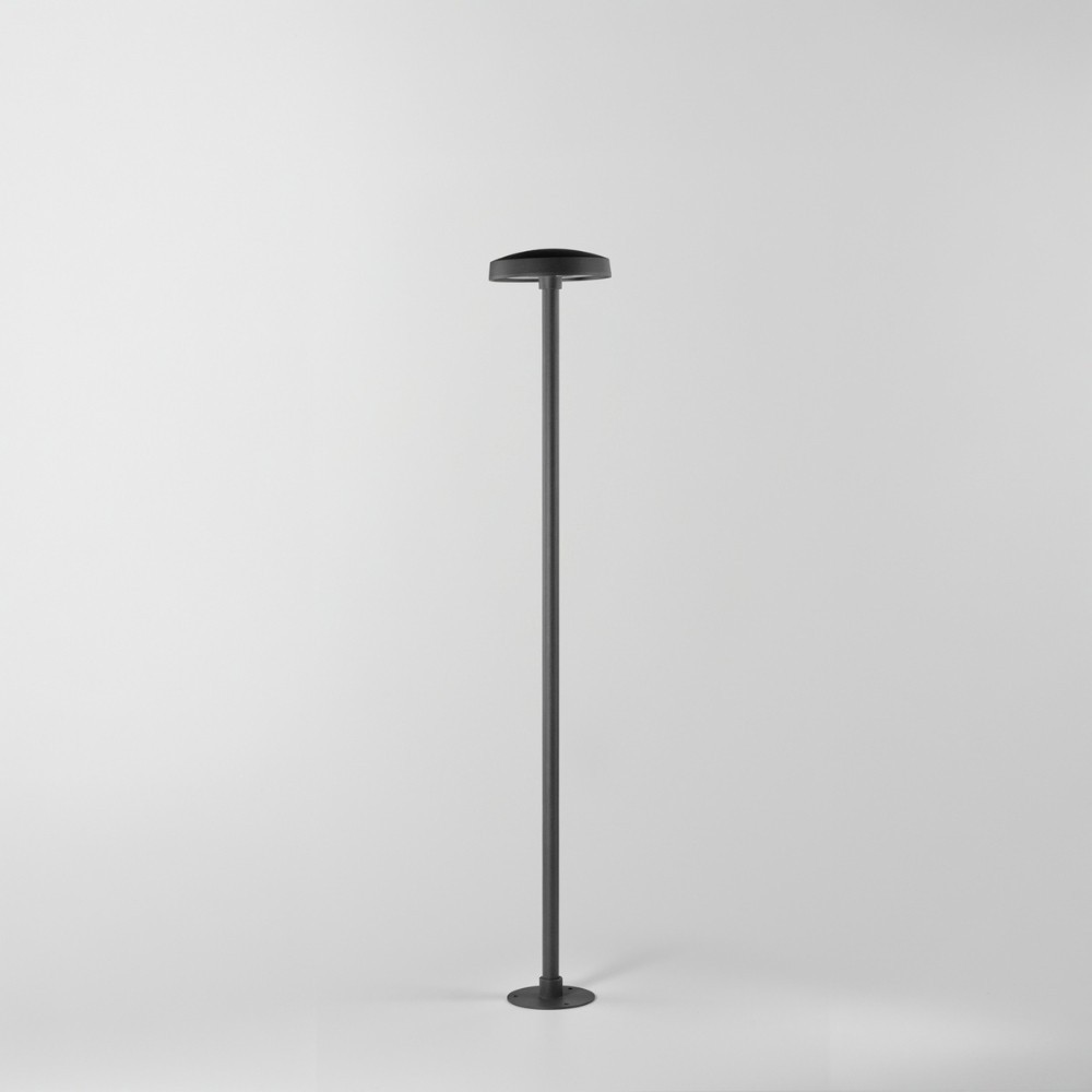 Borne LED fine d'extérieur bombée - 7W - 100 cm - Anthracite - HAALÖ