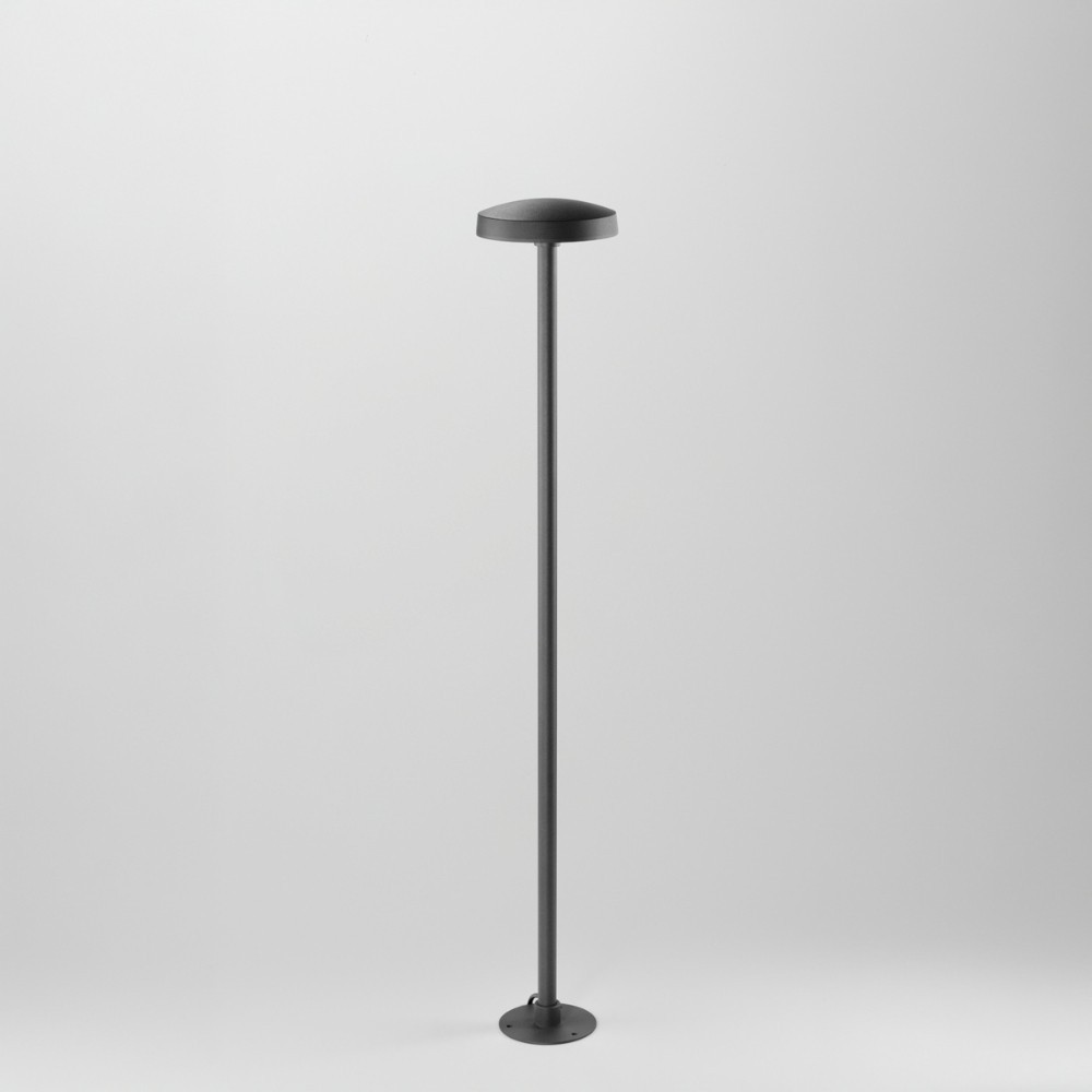 Borne LED fine d'extérieur bombée - 7W - 100 cm - Anthracite - HAALÖ
