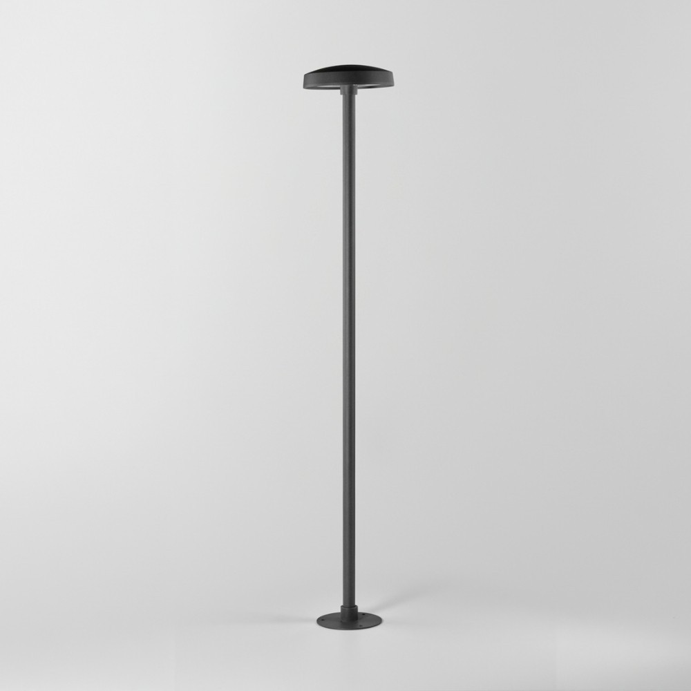 Borne LED extérieur tête bombée 23W - 2m - Anthracite - Haalo