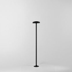 Borne LED fine d'extérieur bombée - 7W - 80 cm - Noir - HAALÖ