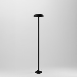 Borne LED fine d'extérieur bombée - 7W - 100 cm - Noir - HAALÖ
