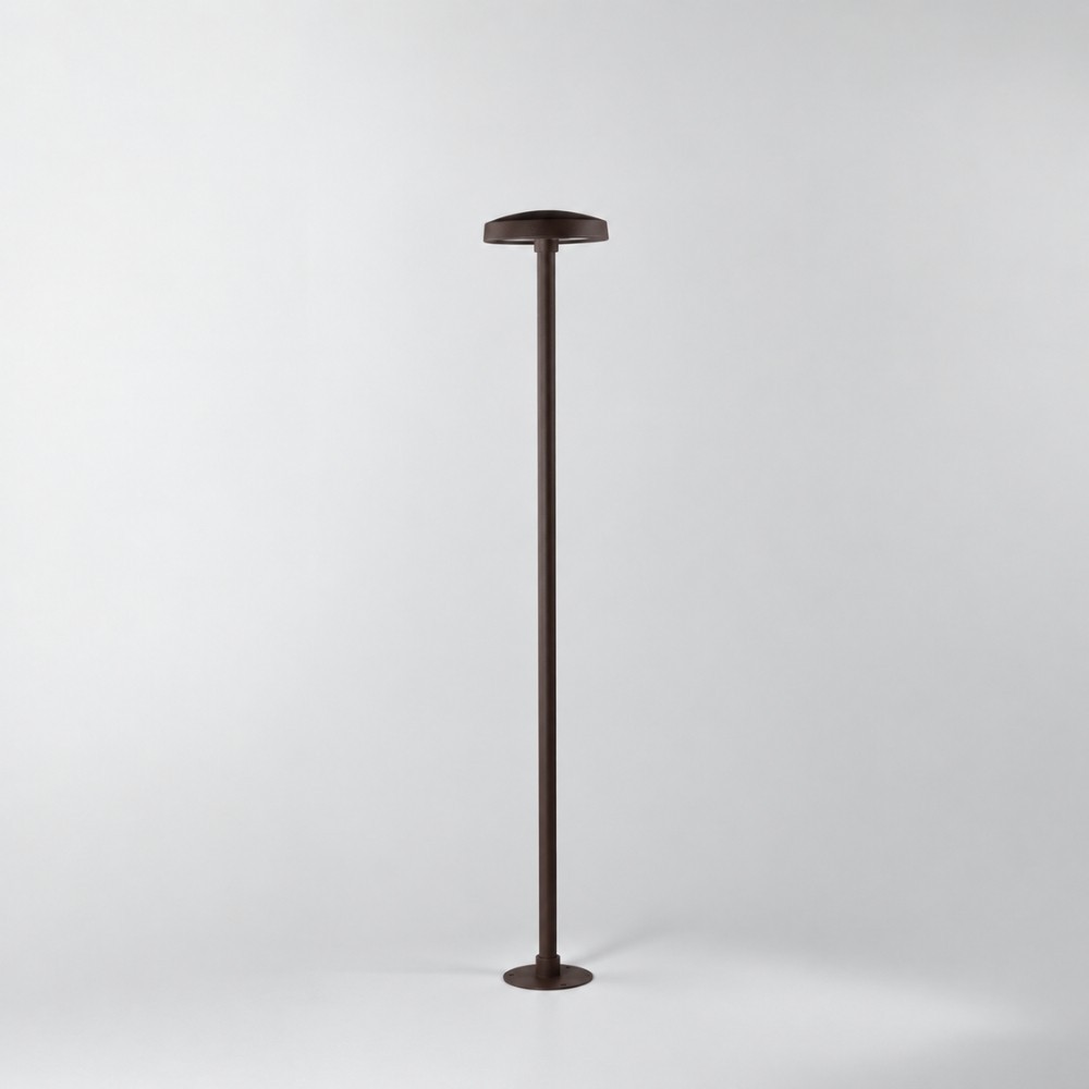 Borne LED d'extérieur fine 7W à sceller ou à planter design luxe