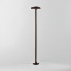 Borne LED de jardin extra fine - 23W - 2m - 230V - Chocolat
