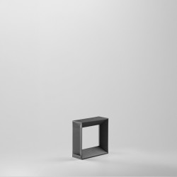 Borne LED extérieure AURAL 8W anthracite – Diffusion avant et arrière