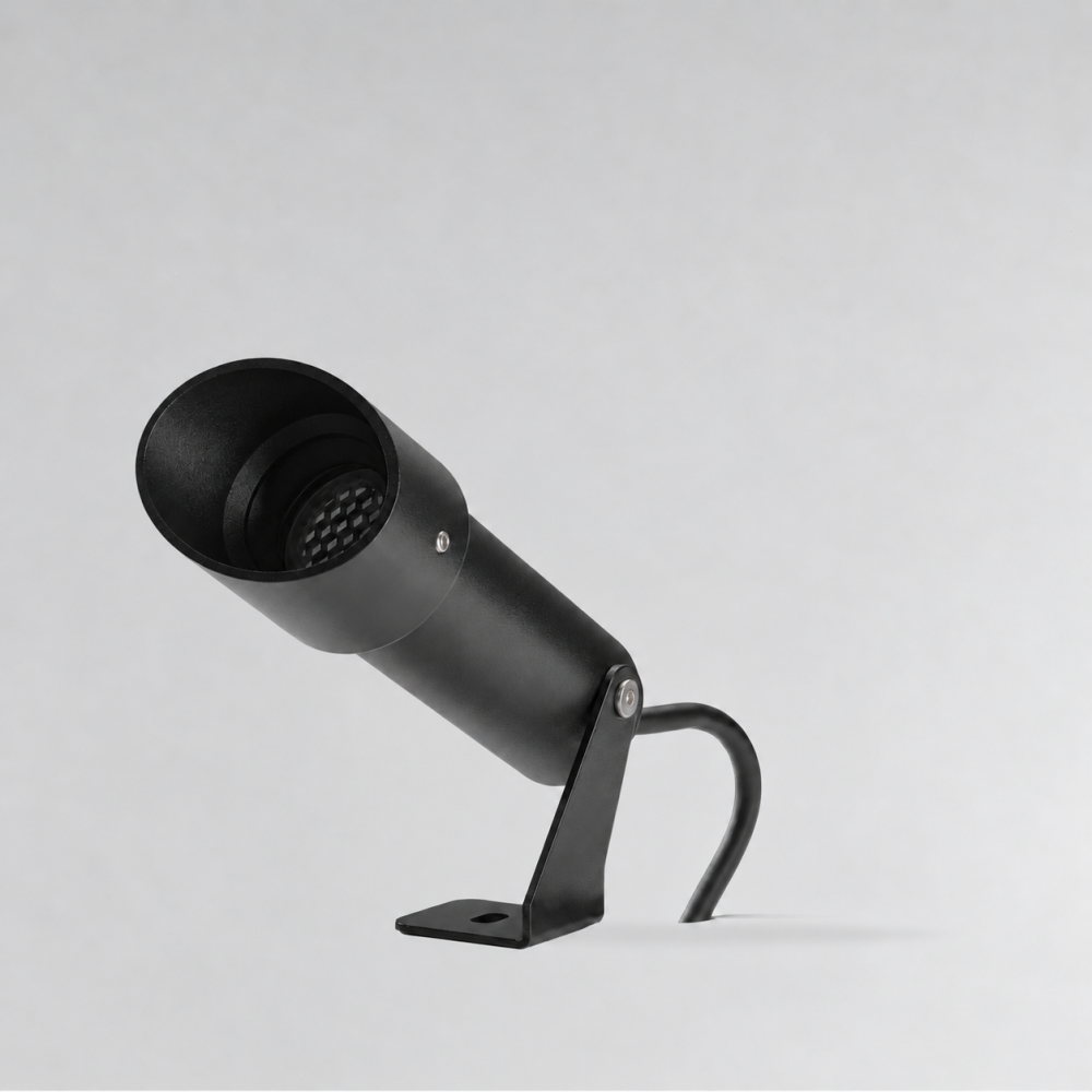 Spot LED de jardin 9W en 24V ou en 230V pour extérieur - Couleur Noir