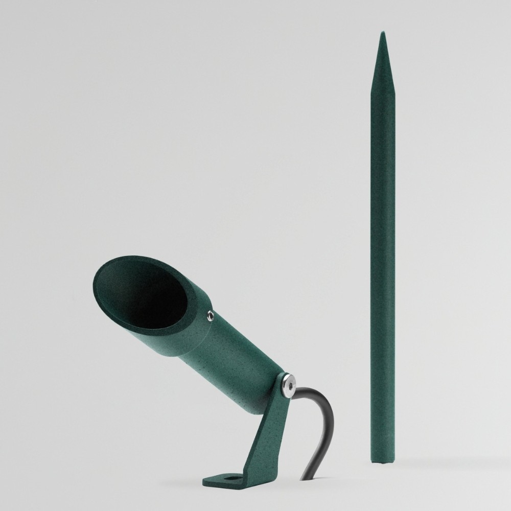 Spot LED de jardin 2W en 24V pour extérieur - Couleur vert