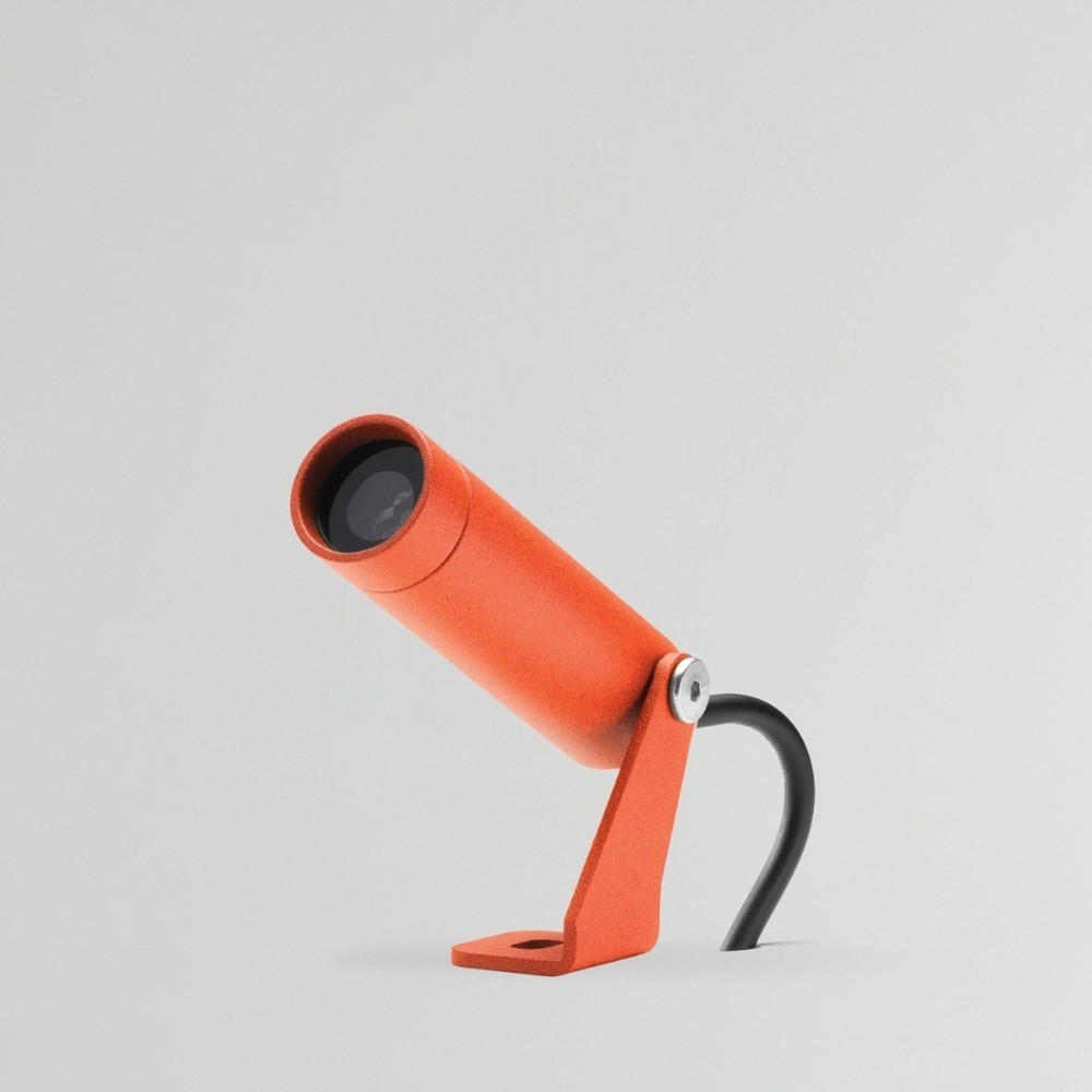 Spot LED de jardin 2W en 24V pour extérieur - Couleur Orange