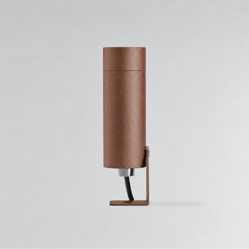 Spot LED de jardin 9W en 24V ou en 230V pour extérieur - Couleur Corten