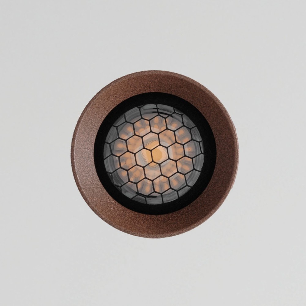 Spot LED de jardin 9W en 24V ou en 230V pour extérieur - Couleur Corten