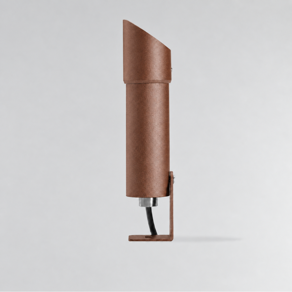 Spot LED de jardin 9W en 24V ou en 230V pour extérieur - Couleur Corten