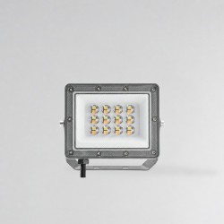 Projecteur LED ultra plat 3CCT - 10W - 230V - Gris - BOXER 10