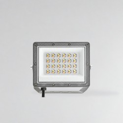Projecteur LED ultra plat 3CCT - 20W - 230V - Gris - BOXER 20