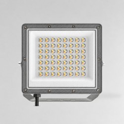 Projecteur LED ultra plat 3CCT - 50W - 230V - Gris - BOXER 50