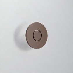 Applique LED murale corten 8W, tête circulaire inclinable - JUSTA