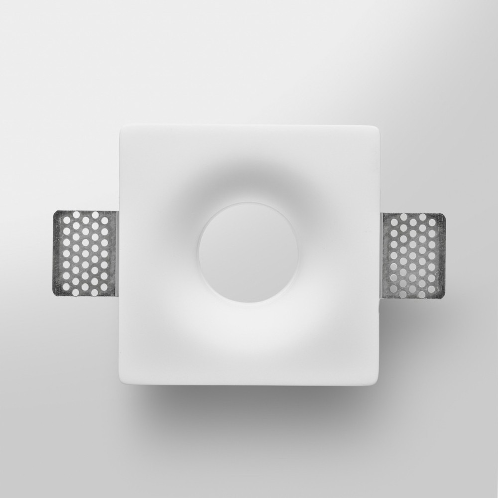 Spot intérieur encastrable plafond rond en plâtre sans rebord
