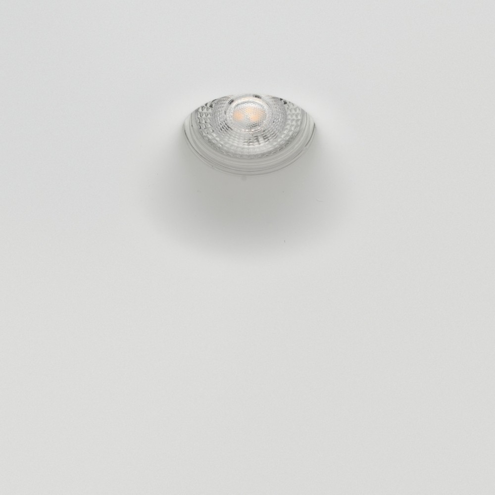 Spot intérieur encastrable plafond rond en plâtre sans rebord