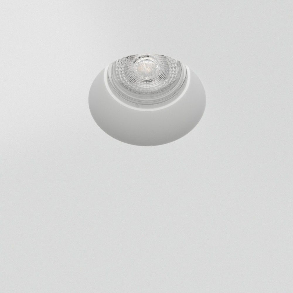 Spot encastrable en plâtre rond - Staff encastré plafond - Design
