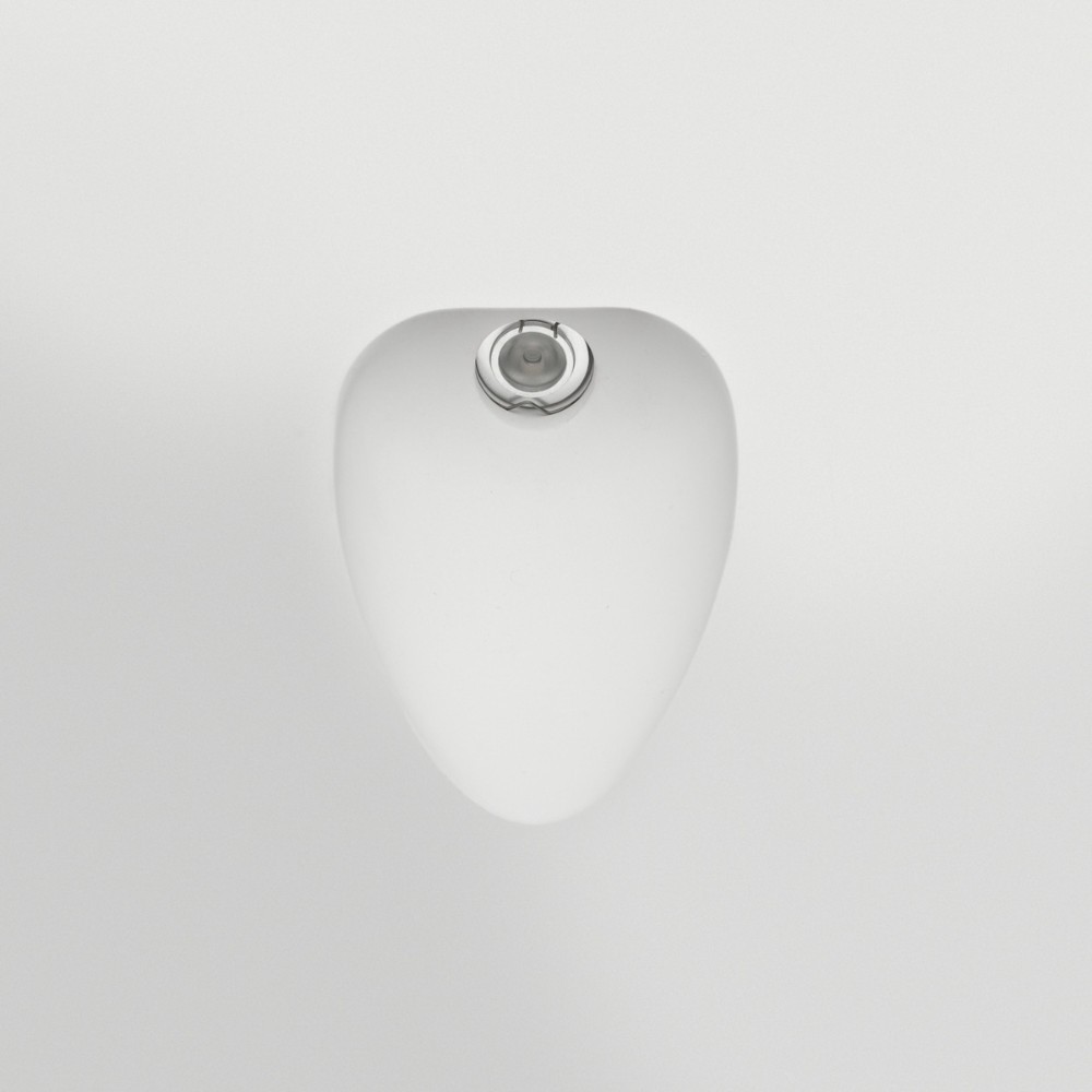 Spot LED encastré mural en plâtre, forme de goutte - Staff